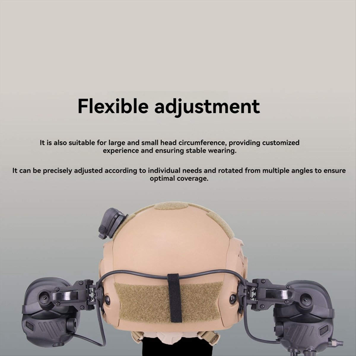 Ear Muff Foldable - A64I Headset with Microphone K/M Plug