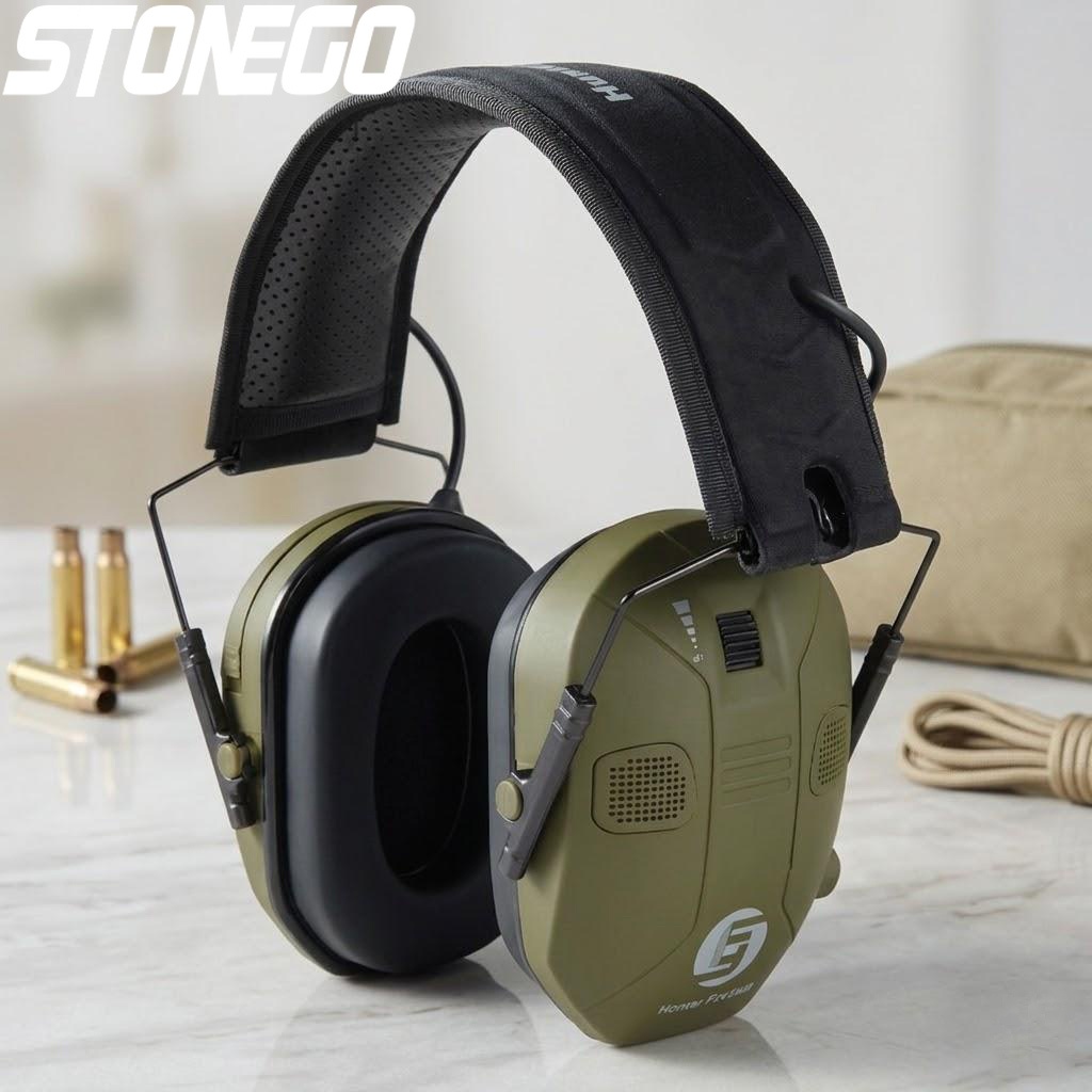 Ear Muff Foldable - Tactical Foldable Earmuffs 360 Sound Amplification