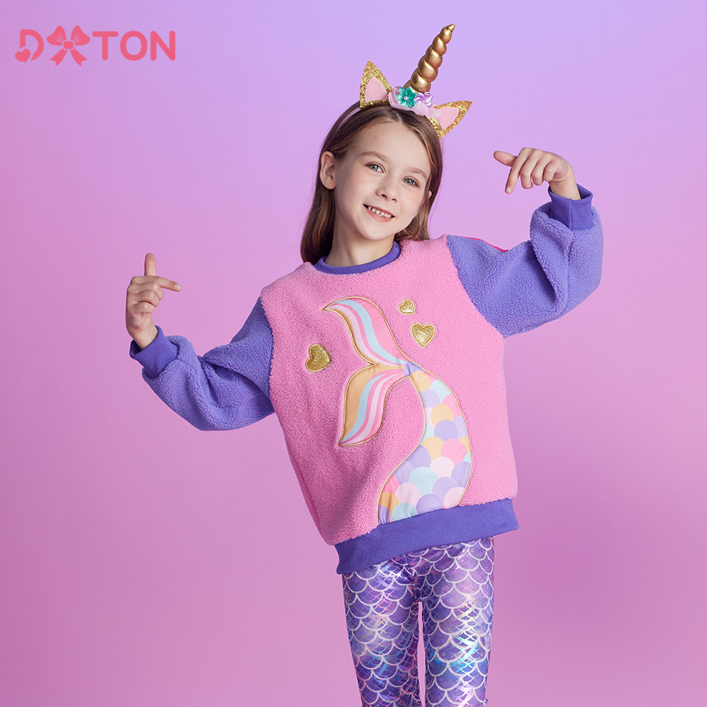 Winter Clothing Toddler Girl - DXTON Girls Sweatshirts Polar Fleece Winter