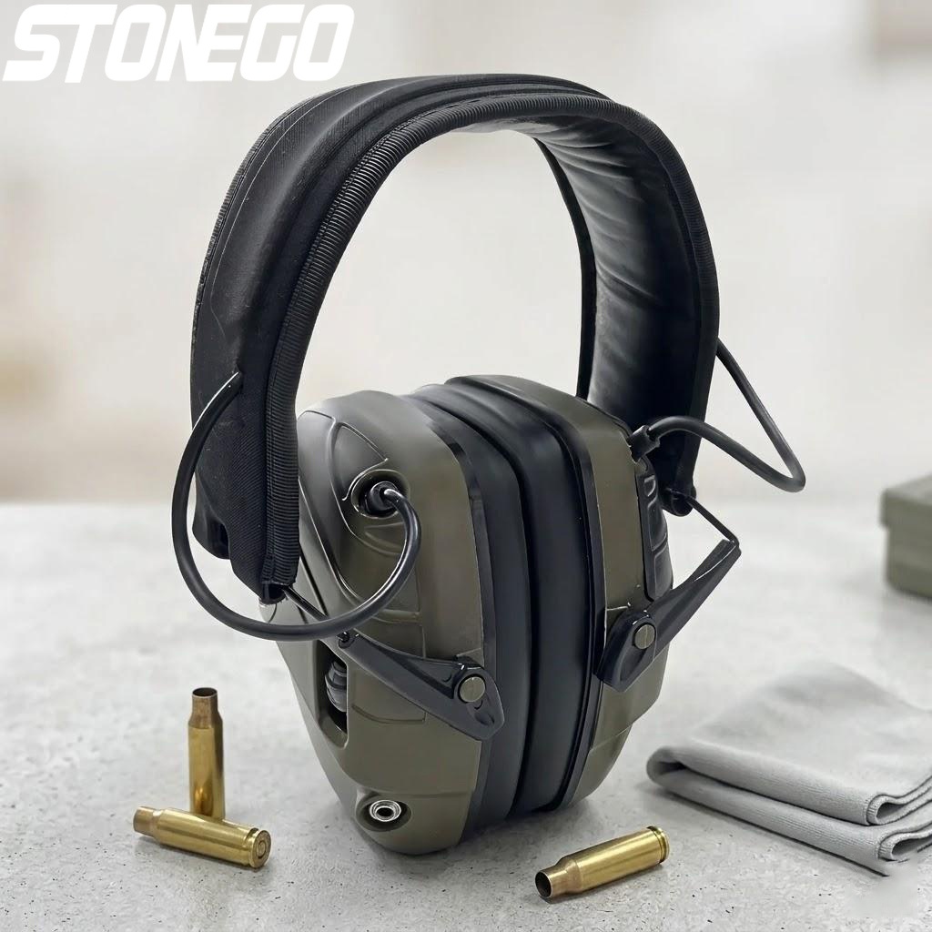 Ear Muff Foldable - Outdoor Tactical Electronic Earmuff Hearing Protection