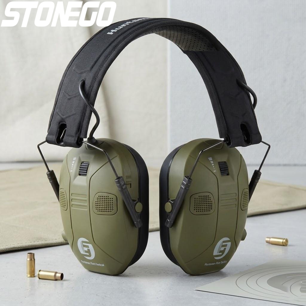 Ear Muff Foldable - Foldable Tactical Electronic Earmuffs 360 Degree