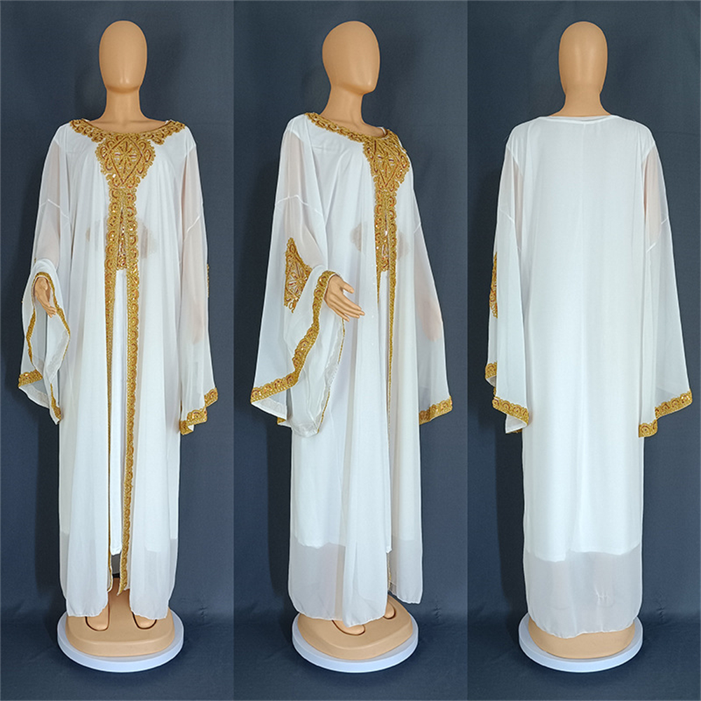 Winter Clothing Dubai - 2026 Eid Ramadan Jalabiya Embroidery Abaya