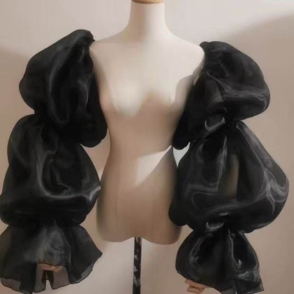 Winter Clothing Clearance Sale - Elegant Puffy Wedding Arm Sleeves Ruffled
