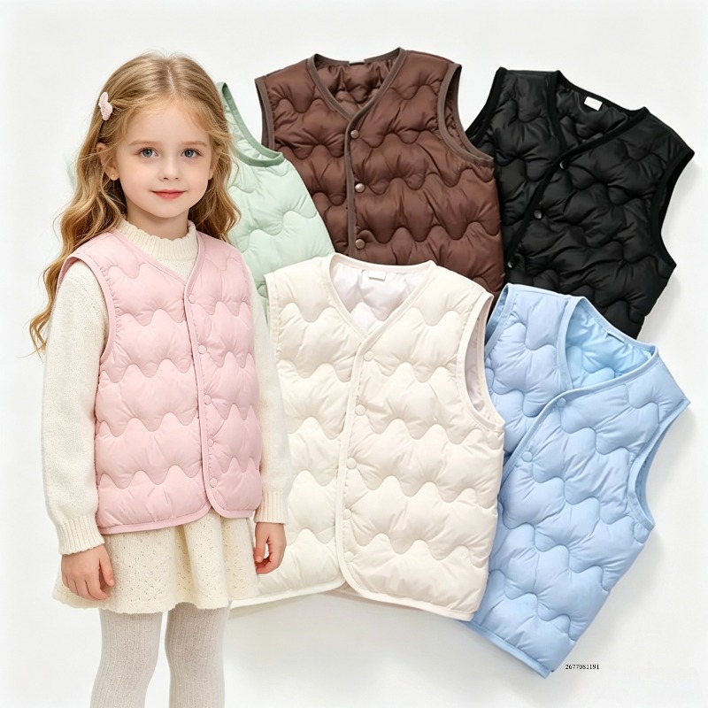Winter Clothing Toddler Girl - New Children Warm Cotton Vest Fashion