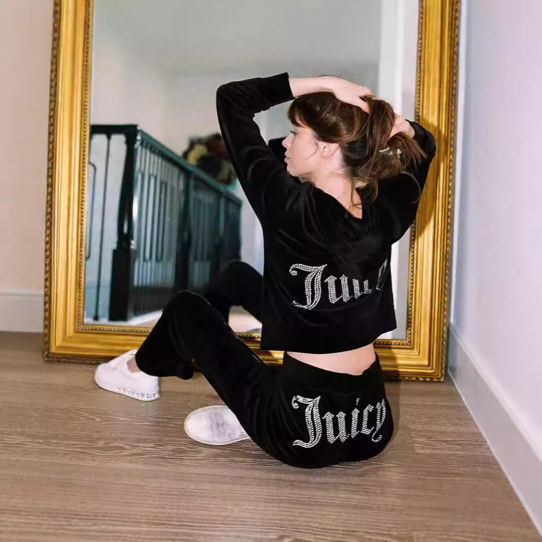 Winter Clothing Women Sale - Women's Y2K Jogging Two-Piece Hooded Set