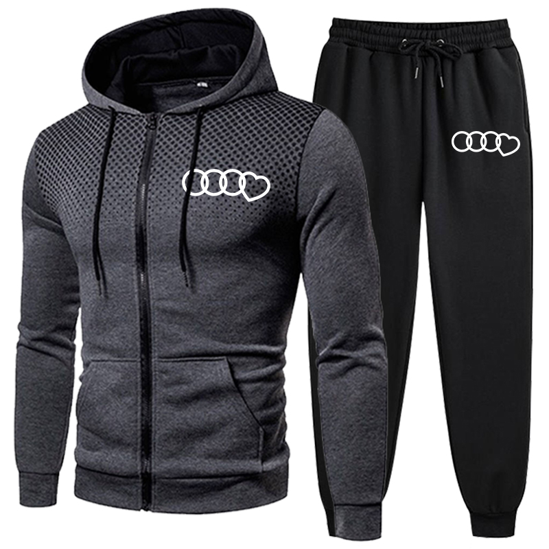 Winter Clothing Trends - Fashion Mens Tracksuits Print Casual Round
