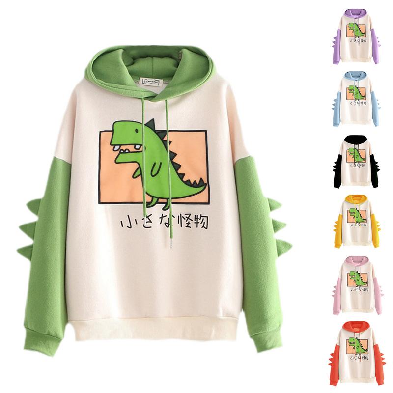 Dinosaur Oversized Cartoon Hoo - Winter Clothing Types reseña y precio