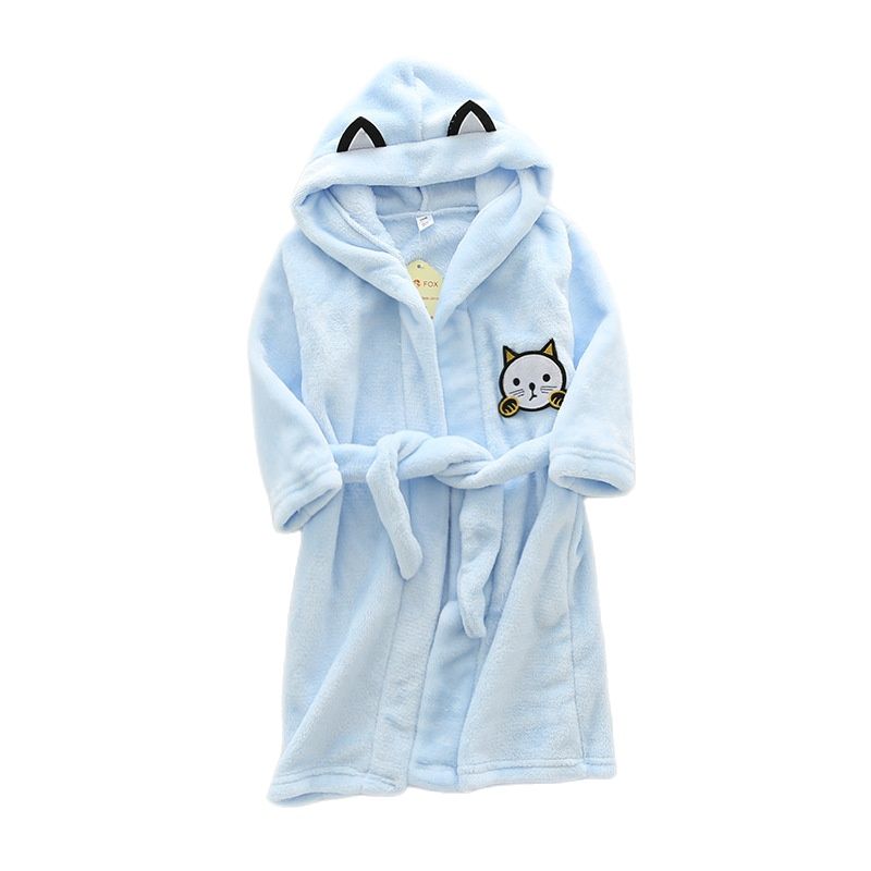 Kids Cartoon Cat Robes New Win - Winter Clothing Baby Boy reseña y precio