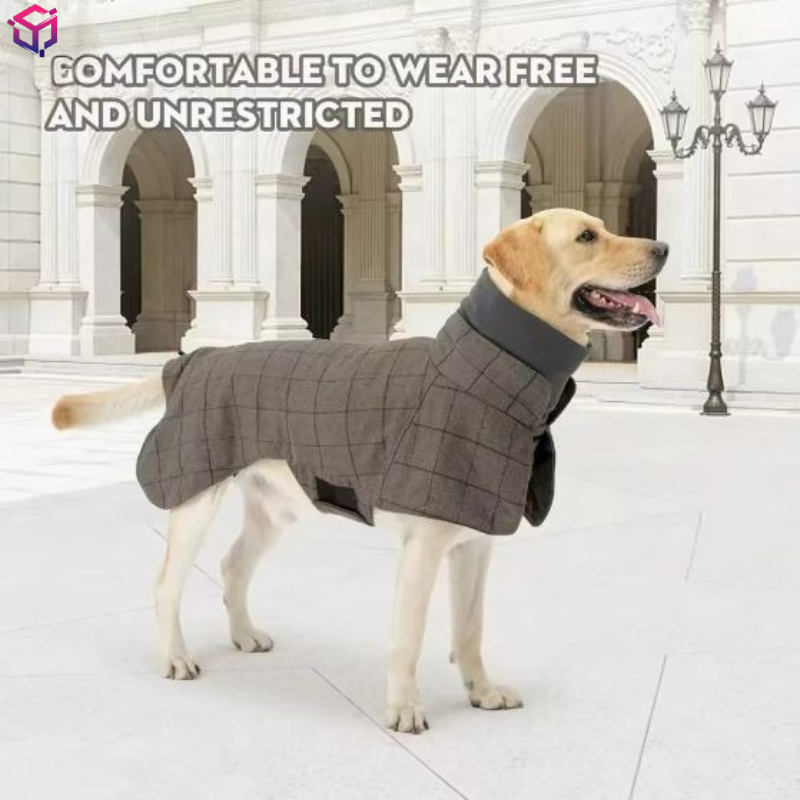 Warm Dog Coat English Plaid Do - Winter Clothing Types reseña y precio