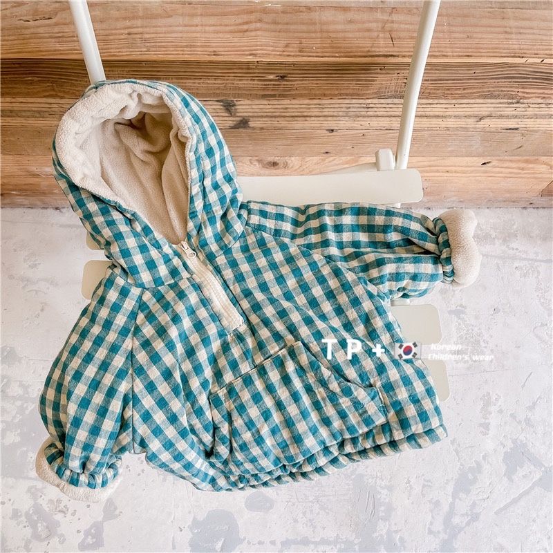 Fashion Plaid Kids Jacket 2026 - Winter Clothing Baby Boy reseña y precio