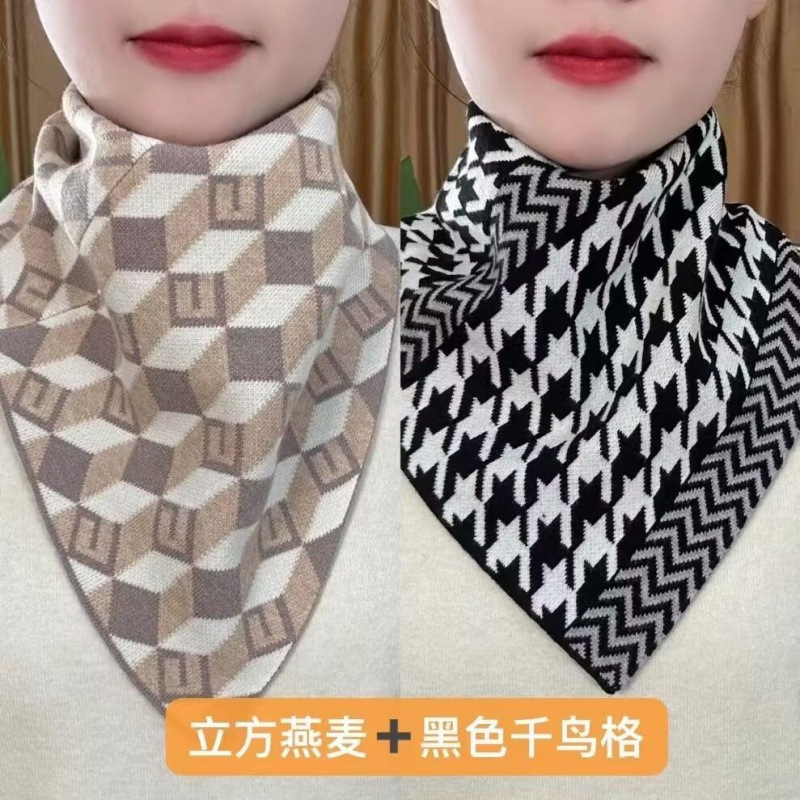 Winter New Triangle Neck Thick - Winter Clothing Korea reseña y precio