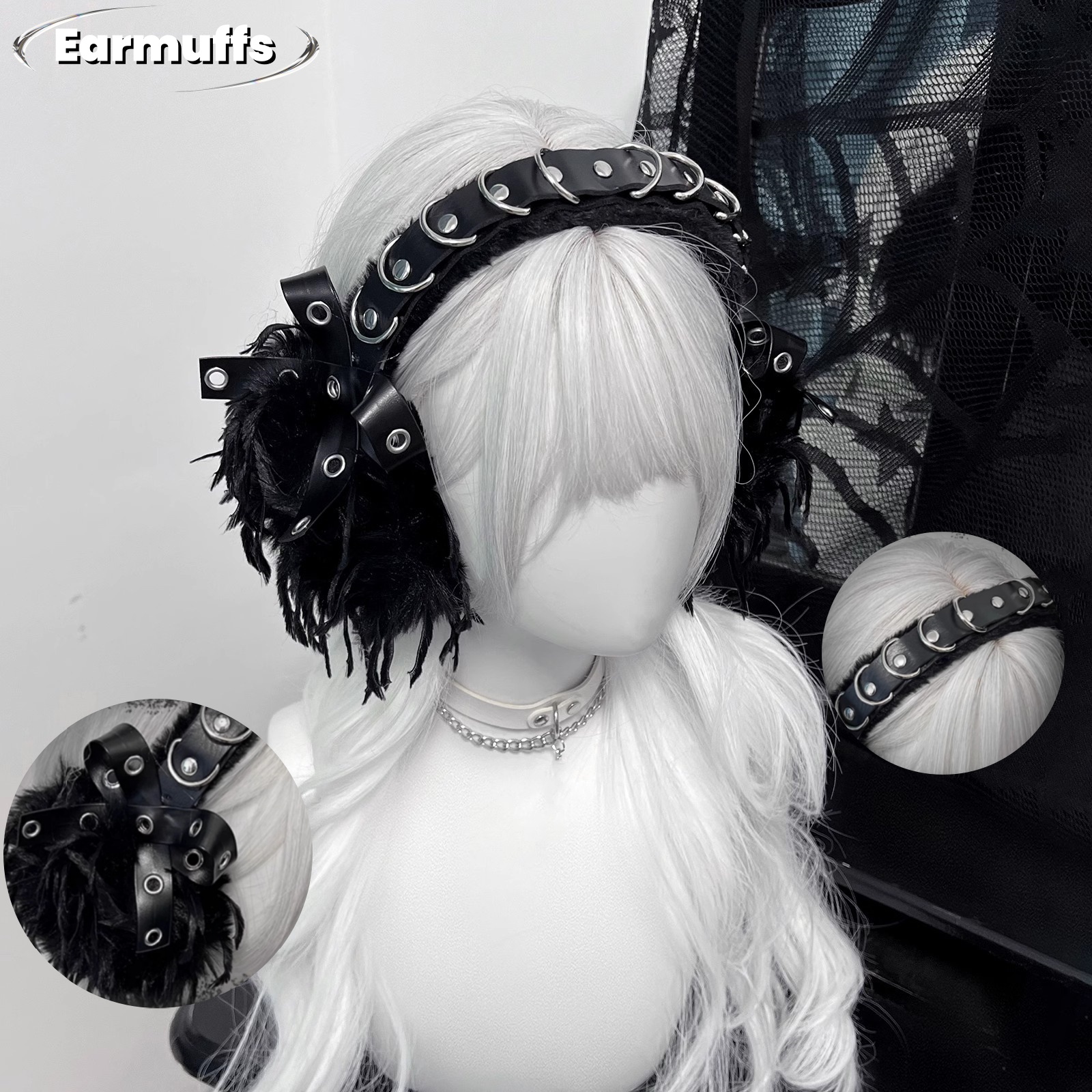 Japanese Earmuffs Dark Punk An - Ear Muff Foldable reseña y precio