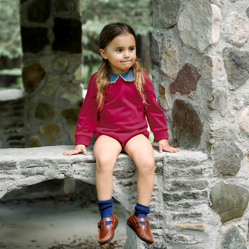 Ali Plus Aw25 Denim Collar Swe - Winter Clothing Kids reseña y precio
