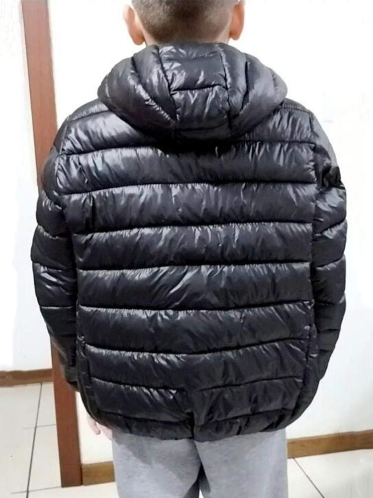 Hooded Lightweight Down Jacket - Winter Clothing Kids reseña y precio