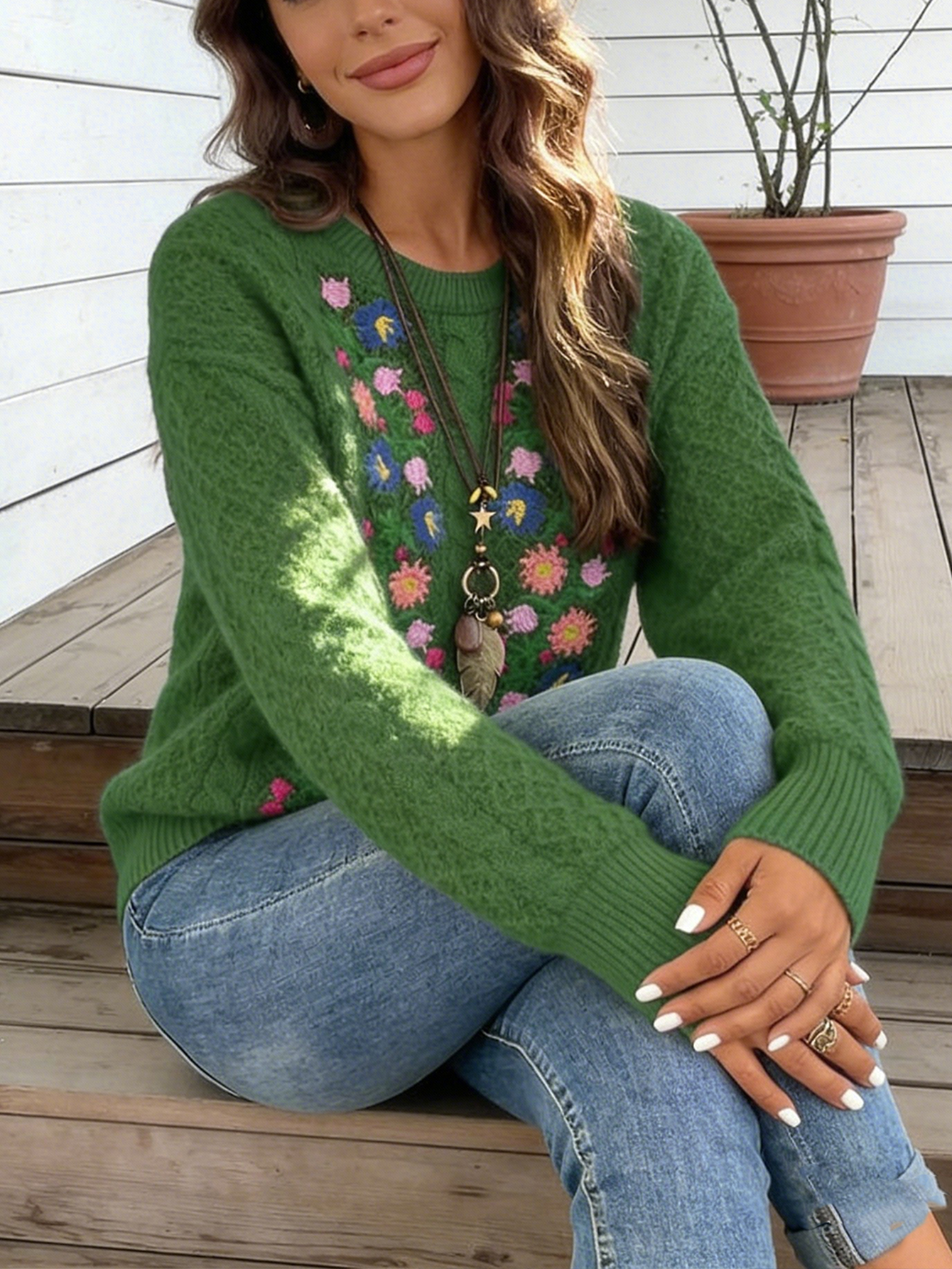 New Autumn and Winter Niche Kn - Winter Clothing Patterns reseña y precio