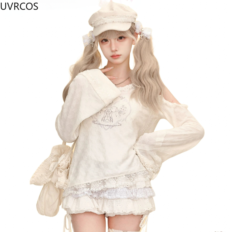 Kawaii Sweet Lolita Style Skir - Winter Clothing Korea reseña y precio