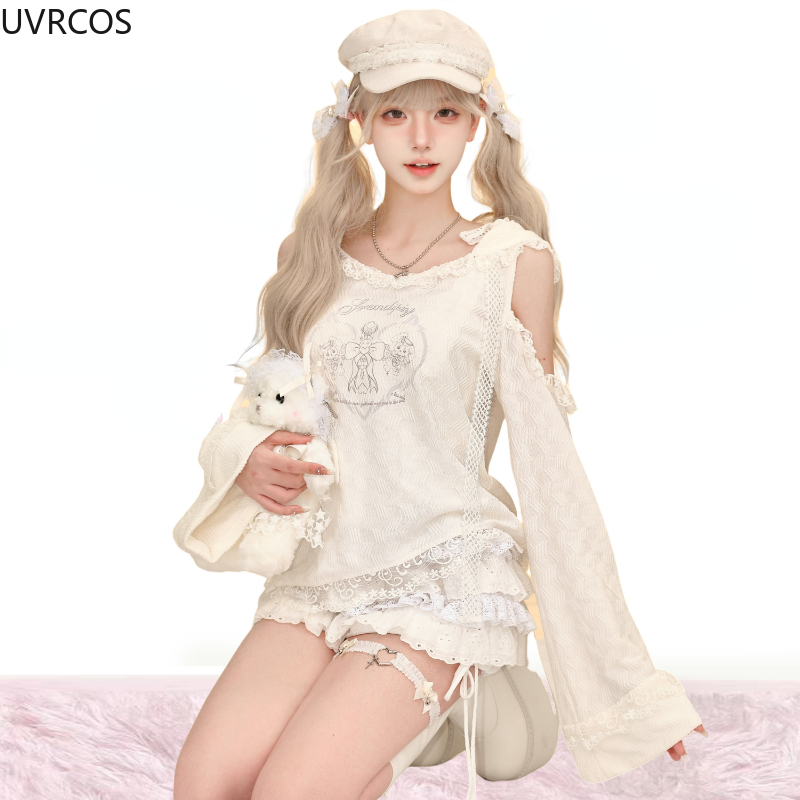 Kawaii Sweet Lolita Style Skir - Winter Clothing Korea reseña y precio