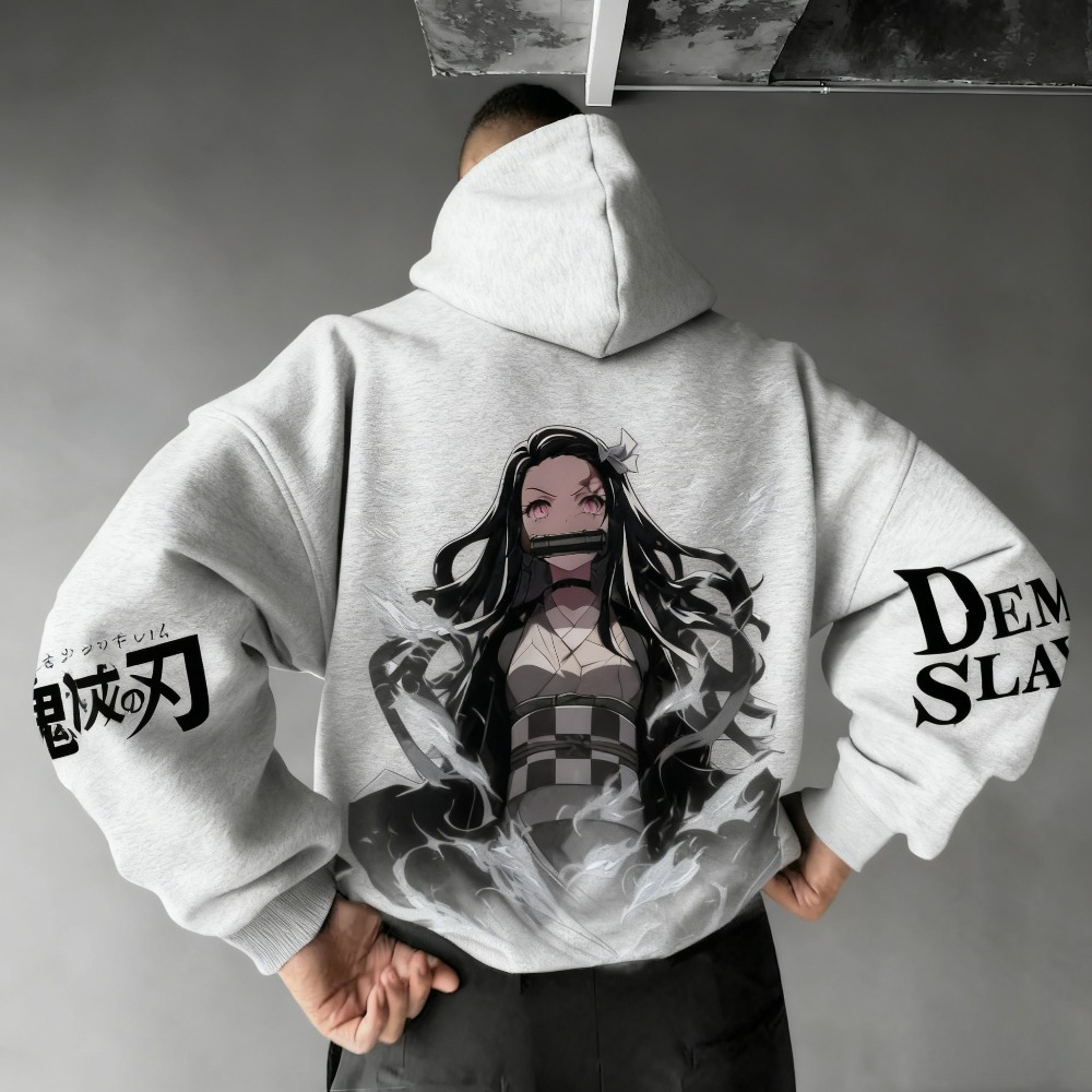 Demon Slayer Men's Hoodie Swea - Winter Clothing Anime reseña y precio