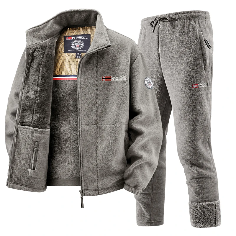 Mens Winter Fleece Tracksuit S - Warm Winter Clothing reseña y precio