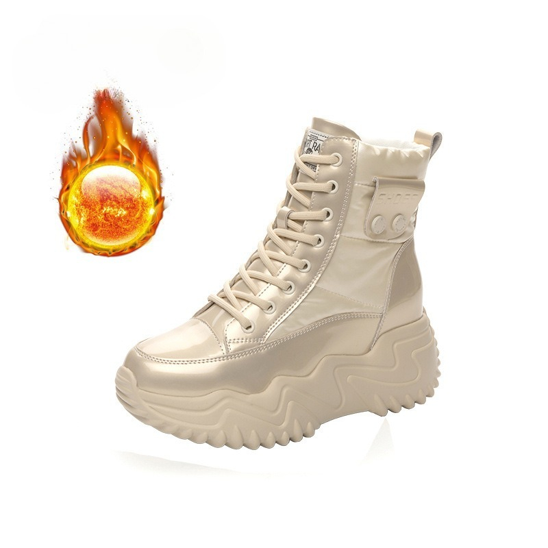 7CM Platform Wedge Sneakers Wo - Winter Clothing Korea reseña y precio