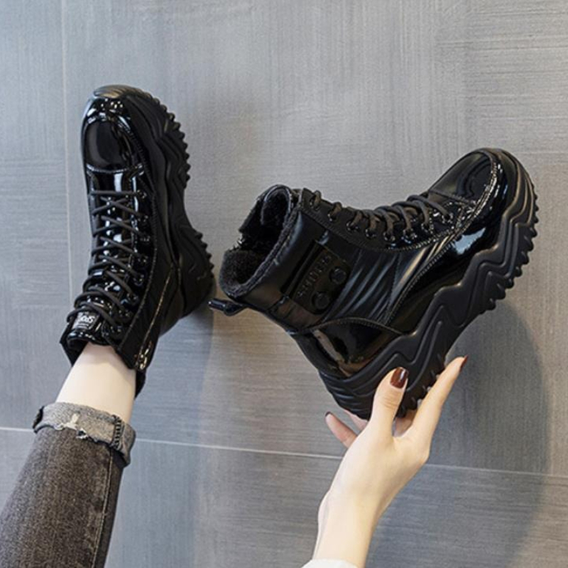 7CM Platform Wedge Sneakers Wo - Winter Clothing Korea reseña y precio