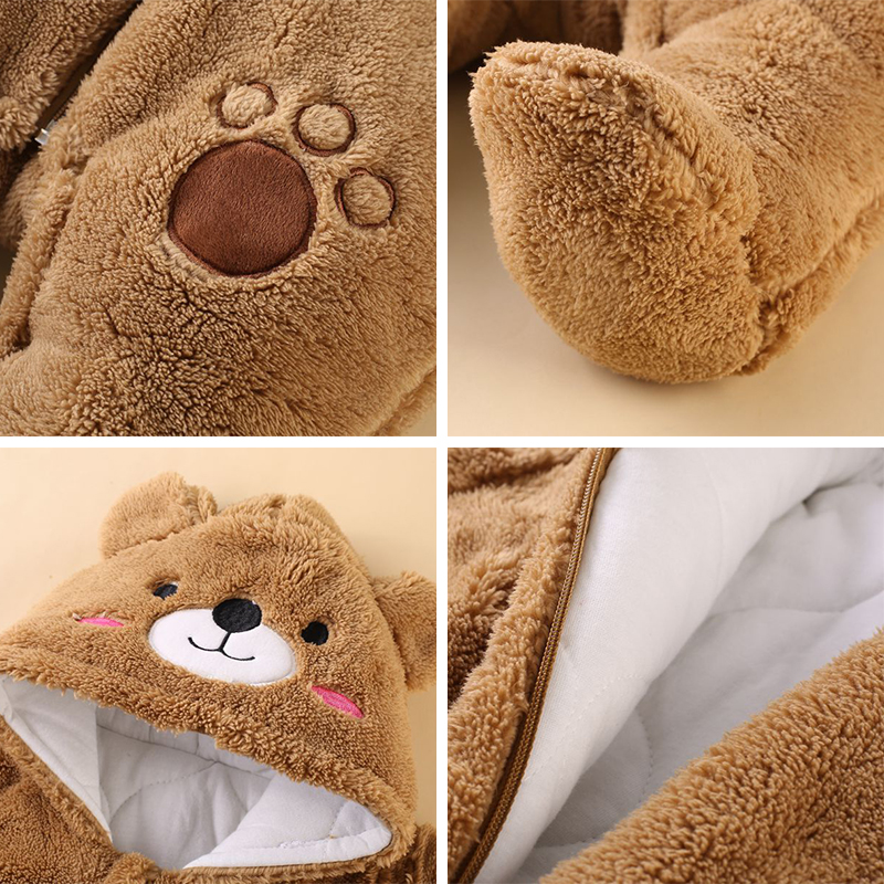 0-12M Baby Rompers Cute Bear T - Winter Clothing Toddler Girl reseña y precio