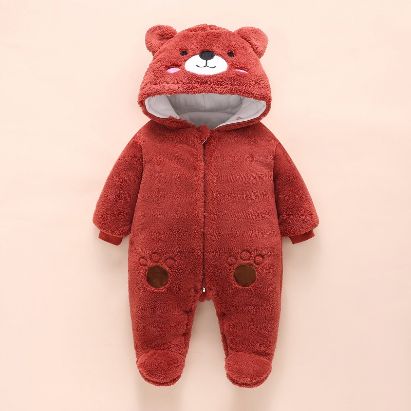0-12M Baby Rompers Cute Bear T - Winter Clothing Toddler Girl reseña y precio