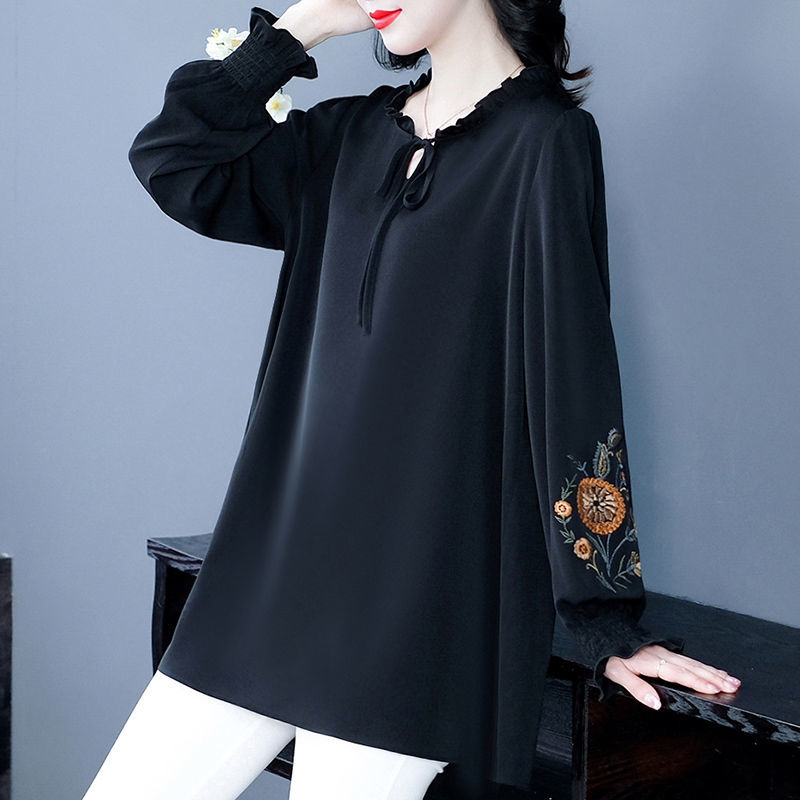 Fashion Ruffled Neck Lace Up B - Winter Clothing Types reseña y precio