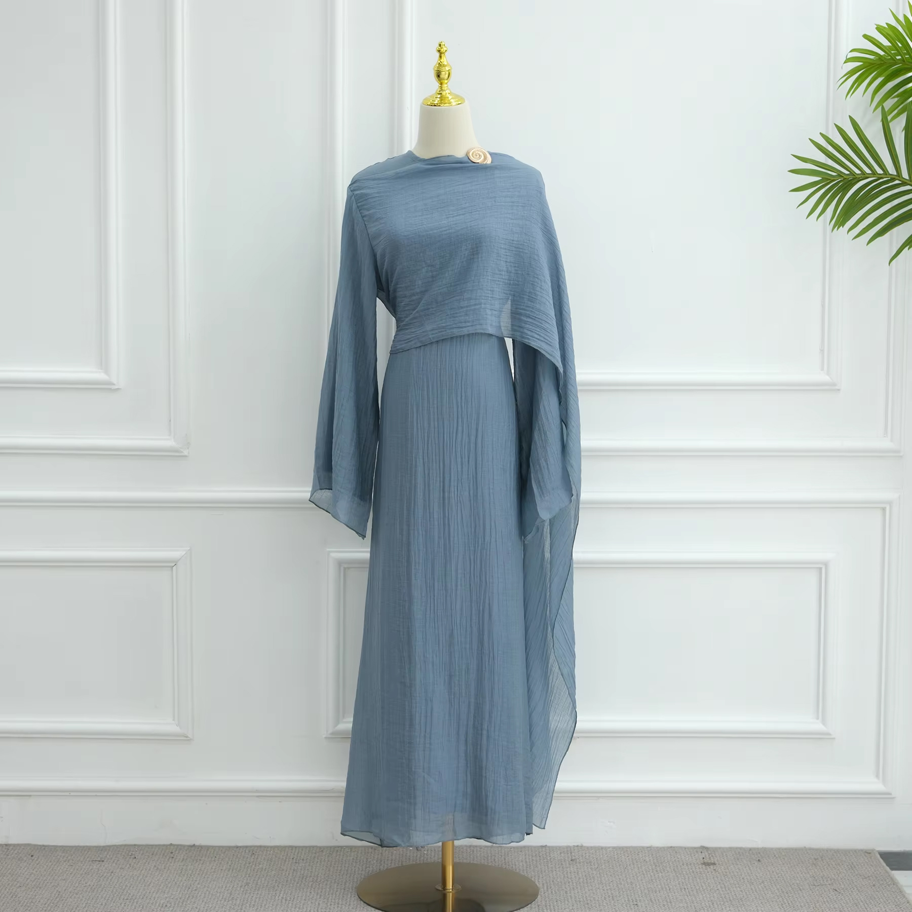 2025 New Pleated Fabric Elegan - Winter Clothing Dubai reseña y precio