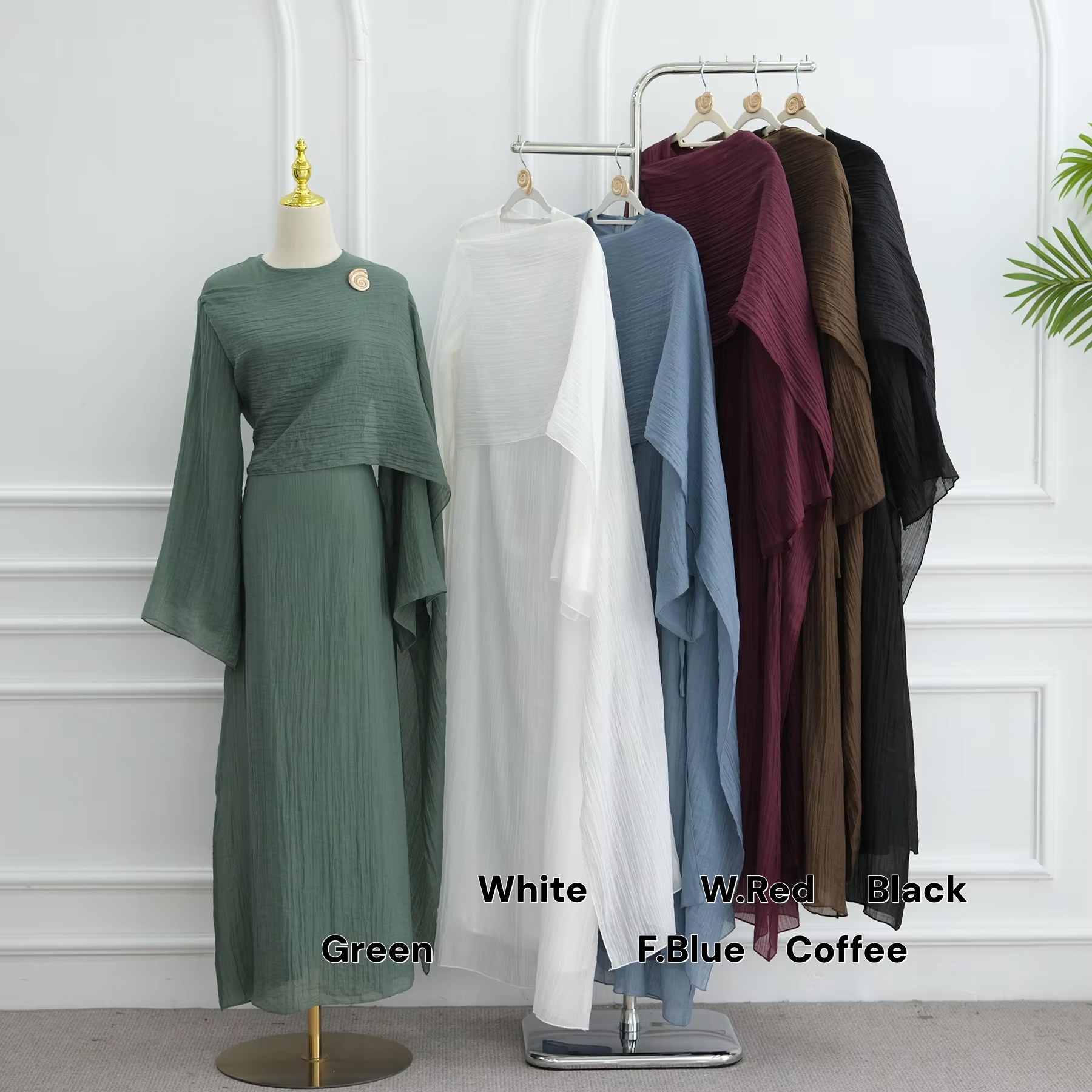 2025 New Pleated Fabric Elegan - Winter Clothing Dubai reseña y precio