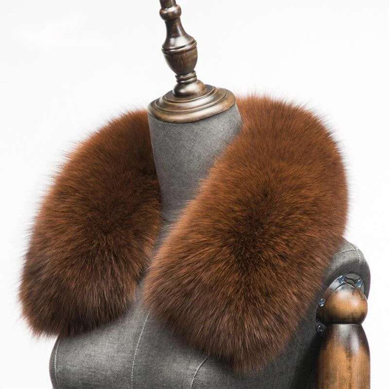 Winter Natural Fox Fur Scarf S - Winter Clothing Clearance Sale reseña y precio