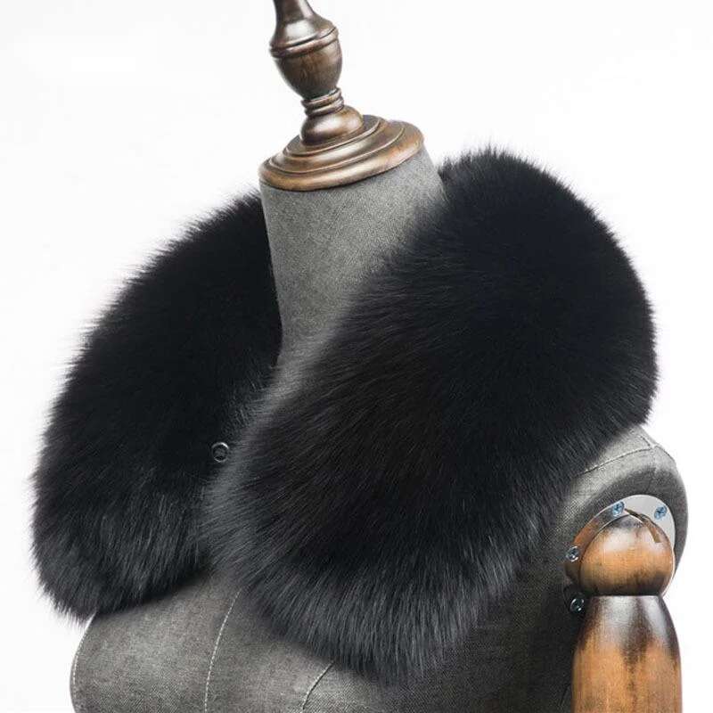 Winter Natural Fox Fur Scarf S - Winter Clothing Clearance Sale reseña y precio