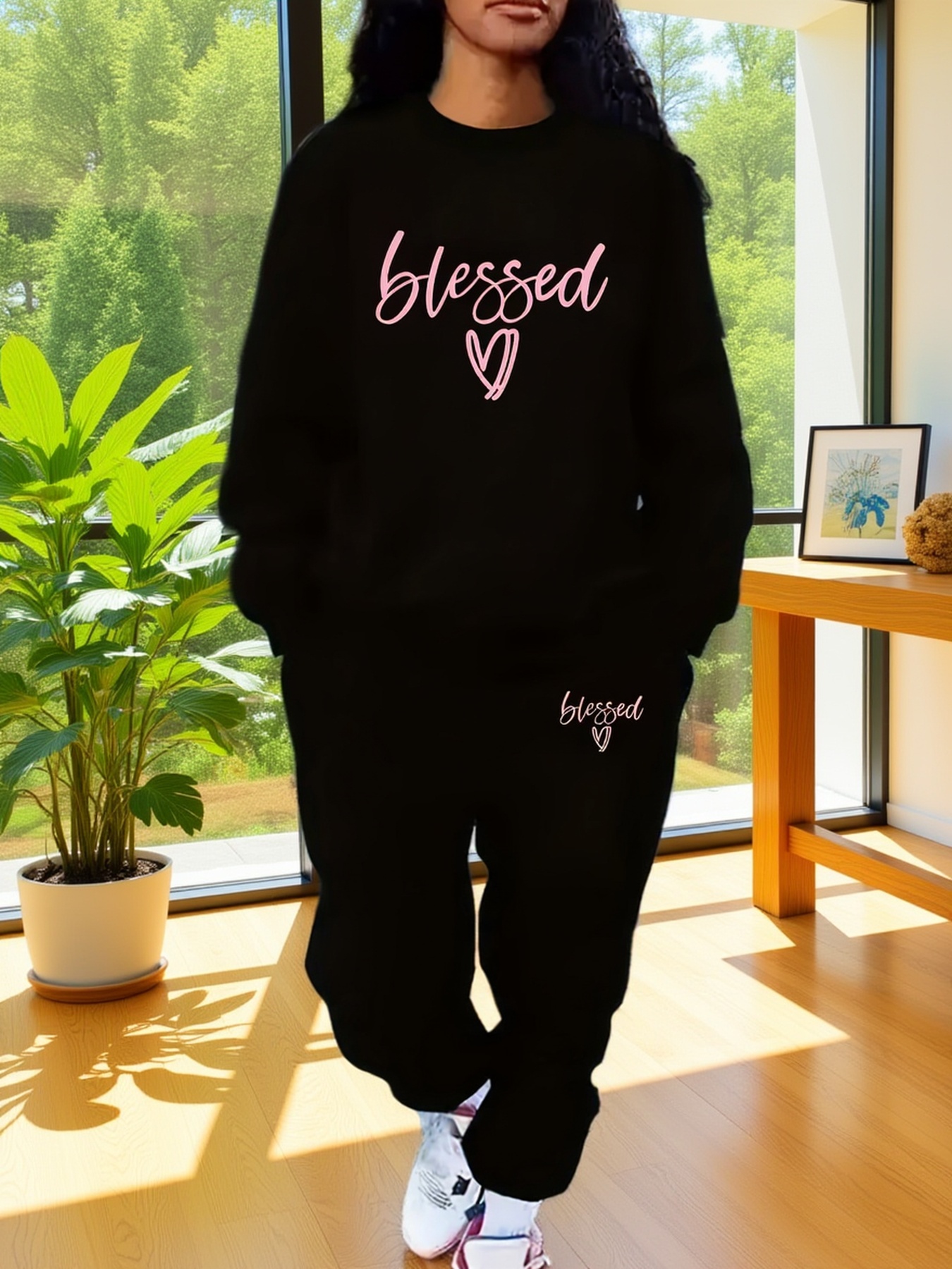 Women's Hoodie+Sports Pants Se - Warm Winter Clothing reseña y precio