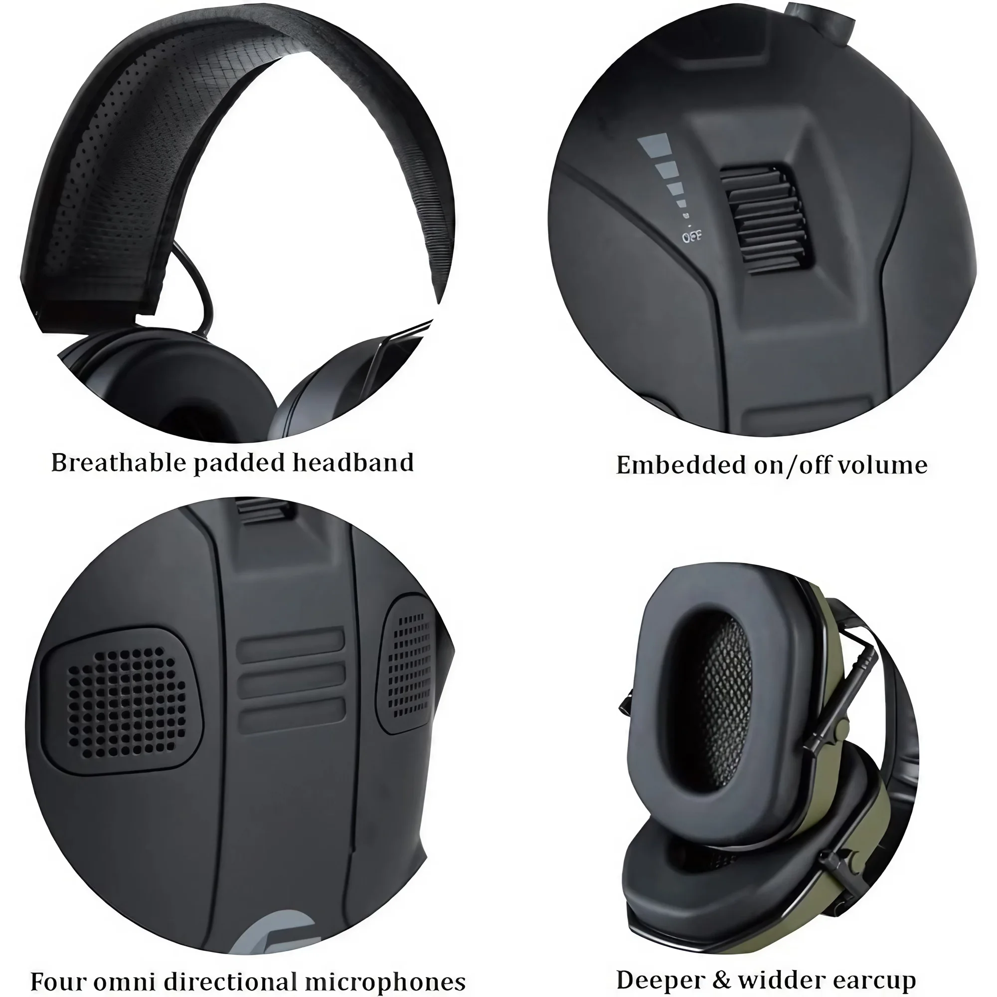 Foldable Tactical Shooting Ear - Ear Muff Foldable reseña y precio