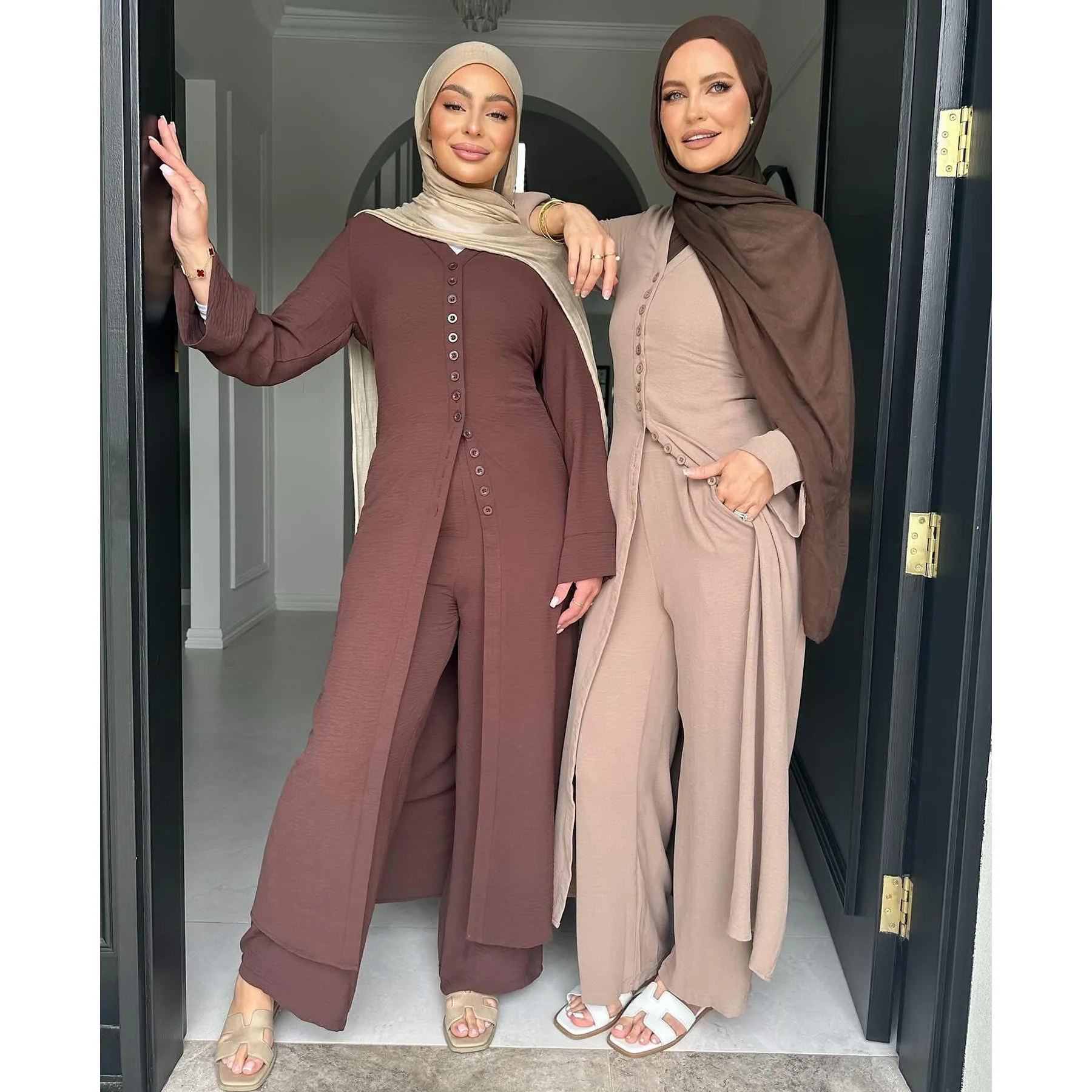 New Women's Button Evening Dre - Winter Clothing Dubai reseña y precio