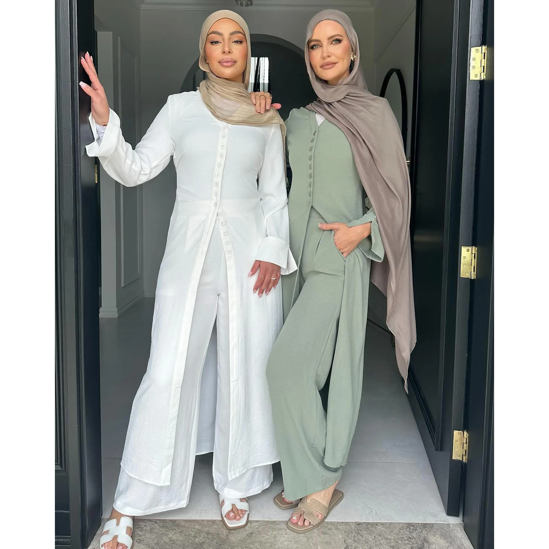 New Women's Button Evening Dre - Winter Clothing Dubai reseña y precio
