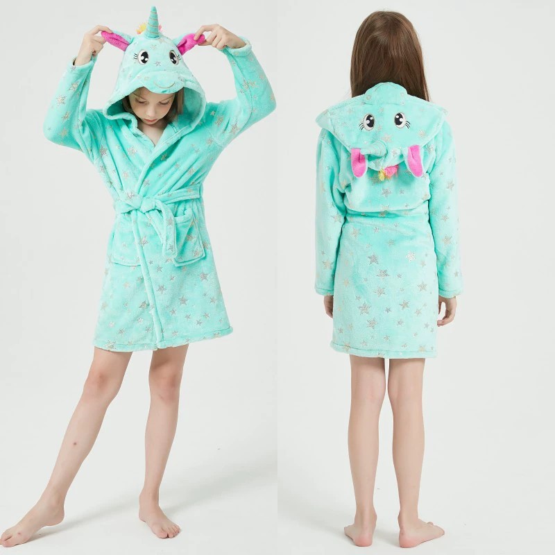 Animal Bathrobes for Girls Chi - Winter Clothing Baby Boy reseña y precio