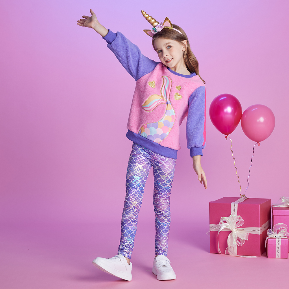 DXTON Girls Sweatshirts Polar  - Winter Clothing Toddler Girl reseña y precio