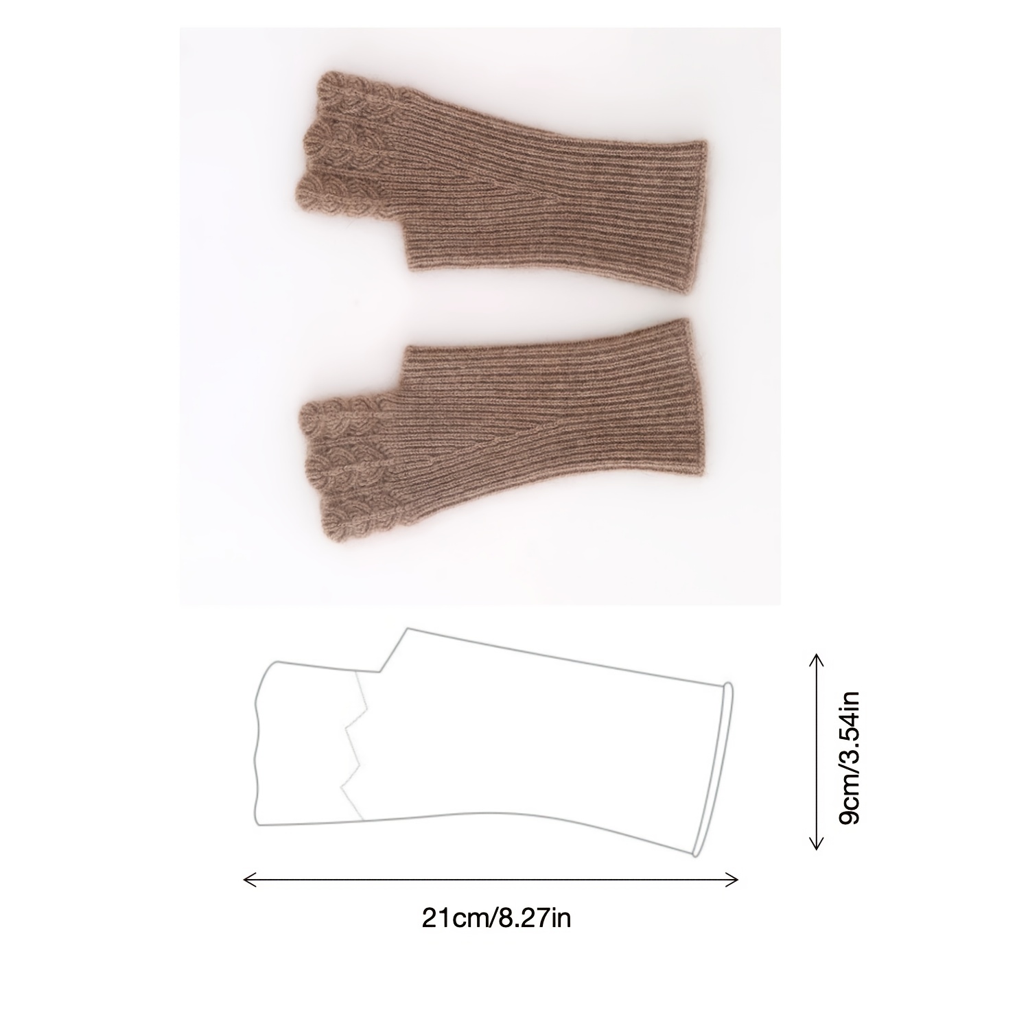 New Warm Half Finger Open Fing - Winter Clothing Korea reseña y precio