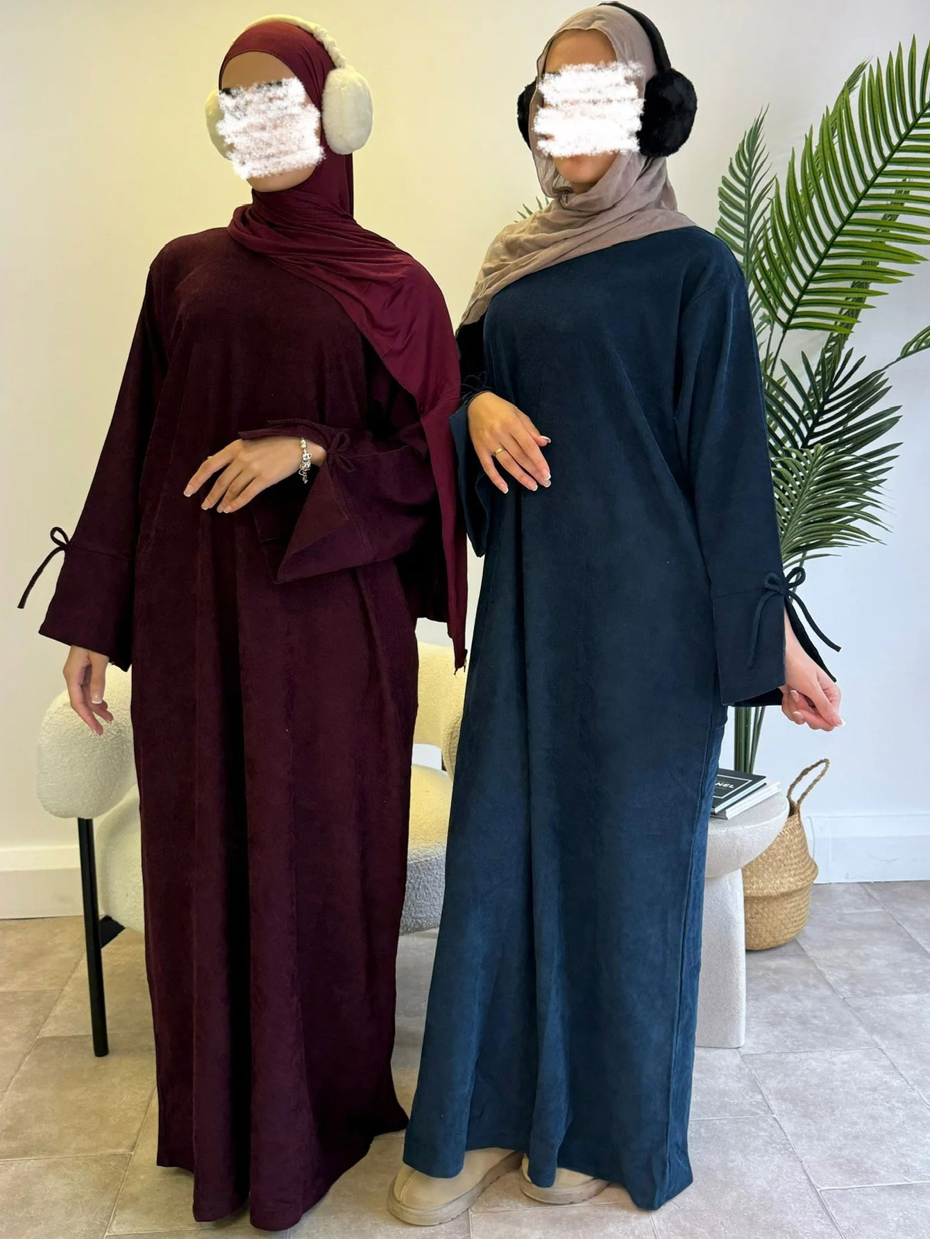 Ramadan Bow-knot Dubai Abaya D - Winter Clothing Dubai reseña y precio