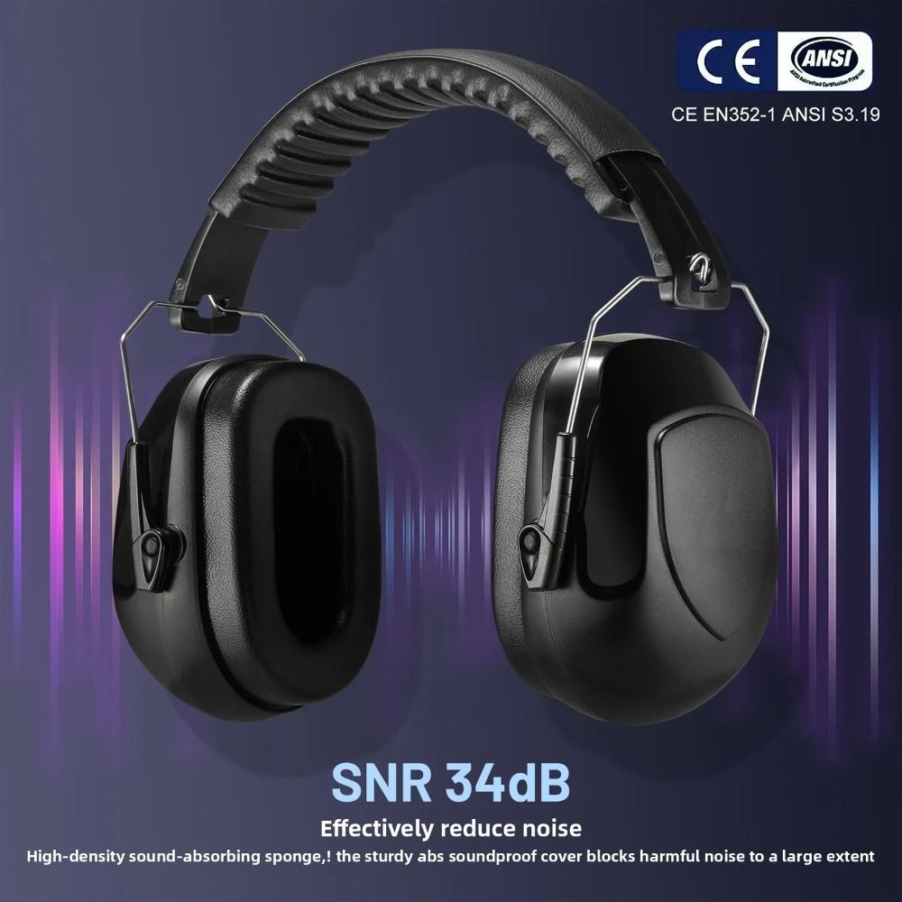 Heavy Duty ABS Soundproof Earm - Ear Muff Foldable reseña y precio