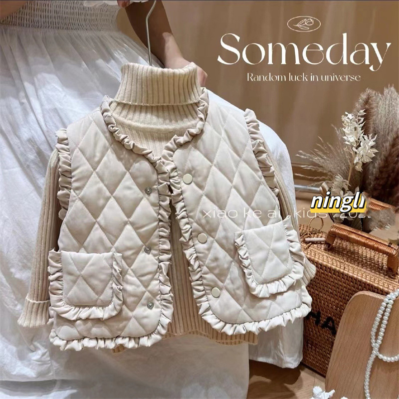 Girls Autumn Vest Children Fle - Winter Clothing Toddler Girl reseña y precio