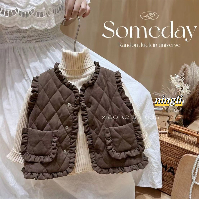 Girls Autumn Vest Children Fle - Winter Clothing Toddler Girl reseña y precio