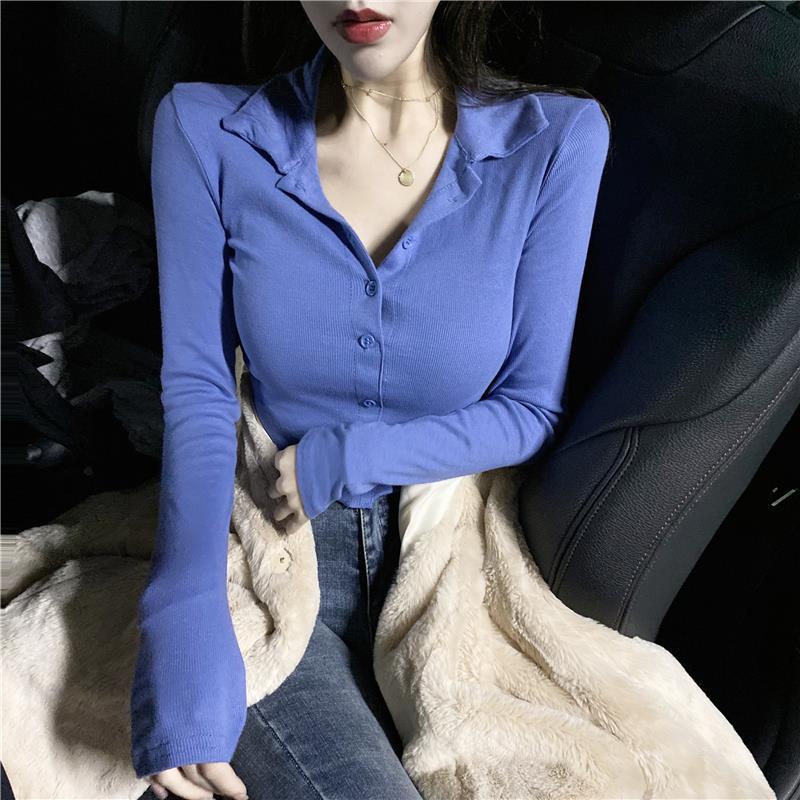 Women's Polo 100℅ Cotton Blue  - Winter Clothing Trends reseña y precio