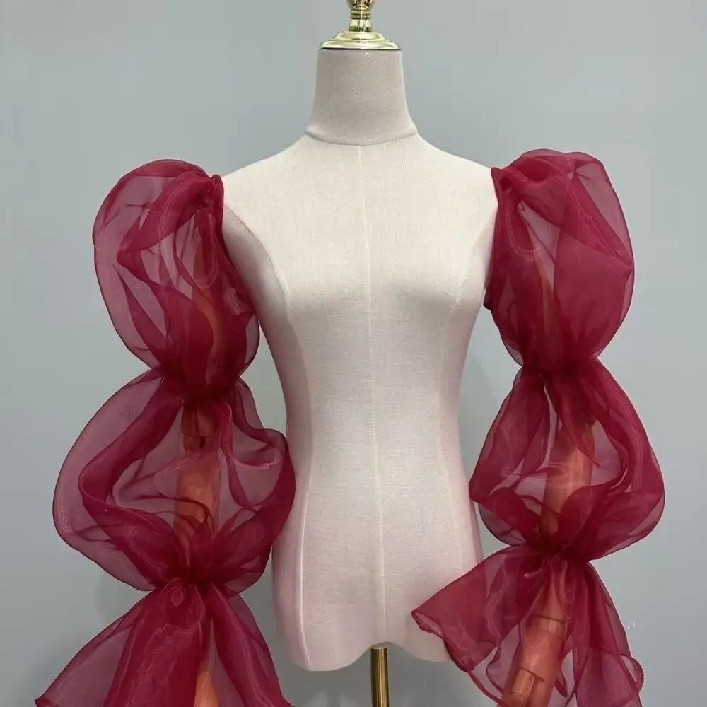 Elegant Puffy Wedding Arm Slee - Winter Clothing Clearance Sale reseña y precio