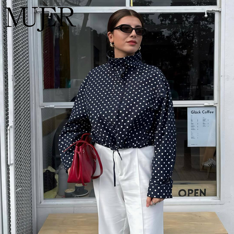 ZHIO Dot Bomber Jackets for Wo - Winter Clothing Women Sale reseña y precio