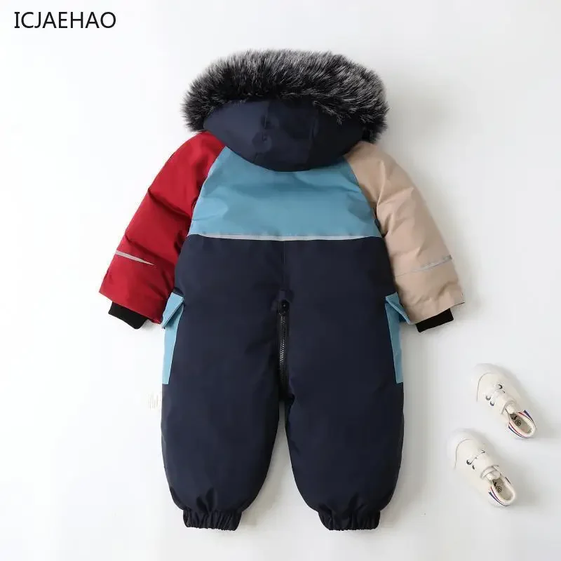 2025 Children Jumpsuits Thick  - Winter Clothing Baby Boy reseña y precio
