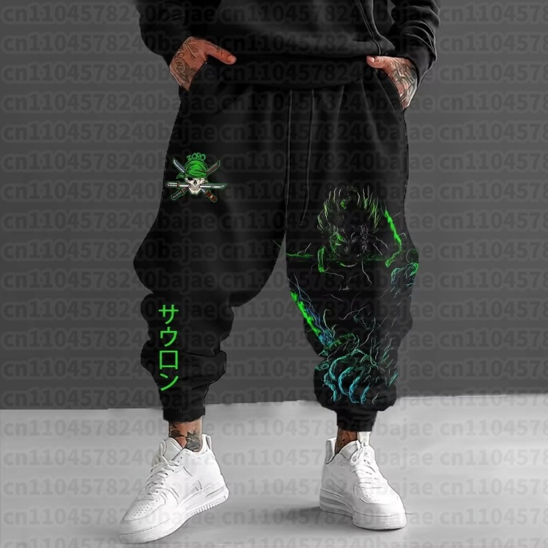 2026 One Piece Men's Pants Spo - Winter Clothing Anime reseña y precio