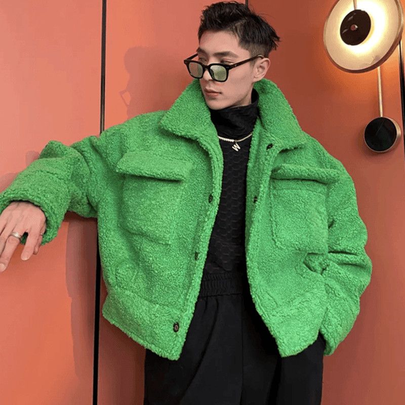 2024 New Men's Lamb Plush Jack - Winter Clothing Trends reseña y precio