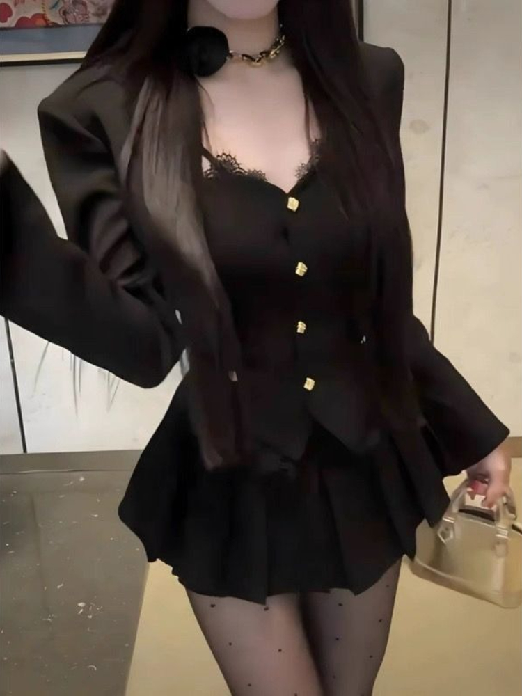 Autumn Sexy Vintage Elegant 3  - Winter Clothing Korea reseña y precio